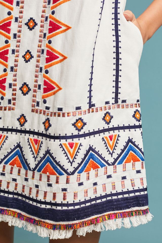 Reagan Embroidered Shift Dress #3
