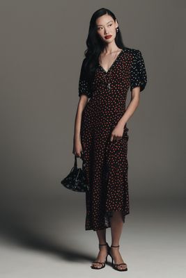 Maeve Fitted Square-Neck Mini Dress: Danielle Kroll Edition