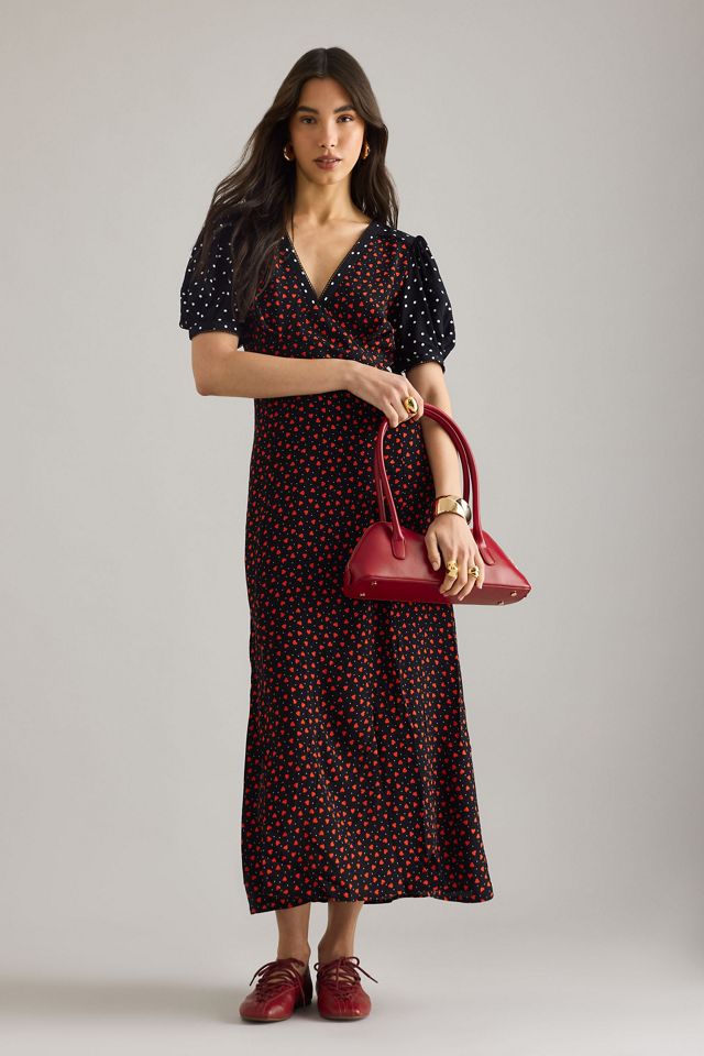 Vestido Maeve Línea A Cuello V Maxi #3