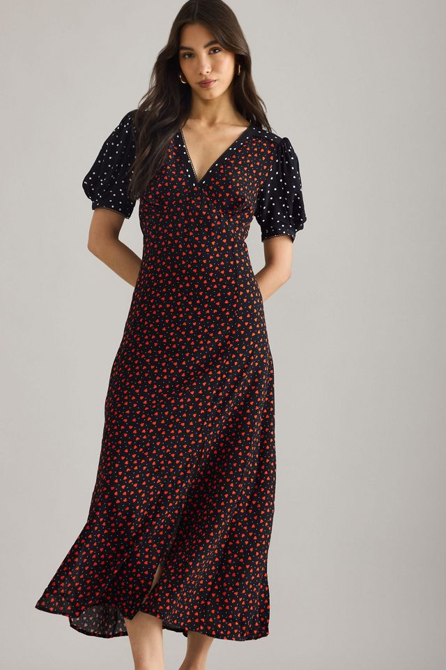 Vestido Maeve Línea A Cuello V Maxi #5