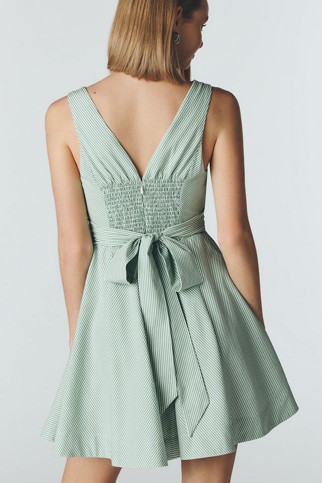 maeve sleeveless v neck lace fit & flare mini dress ASTR the Label | Evelyn Lace Trim Tiered Ruffle Maxi Dress in Periwinkle Blue