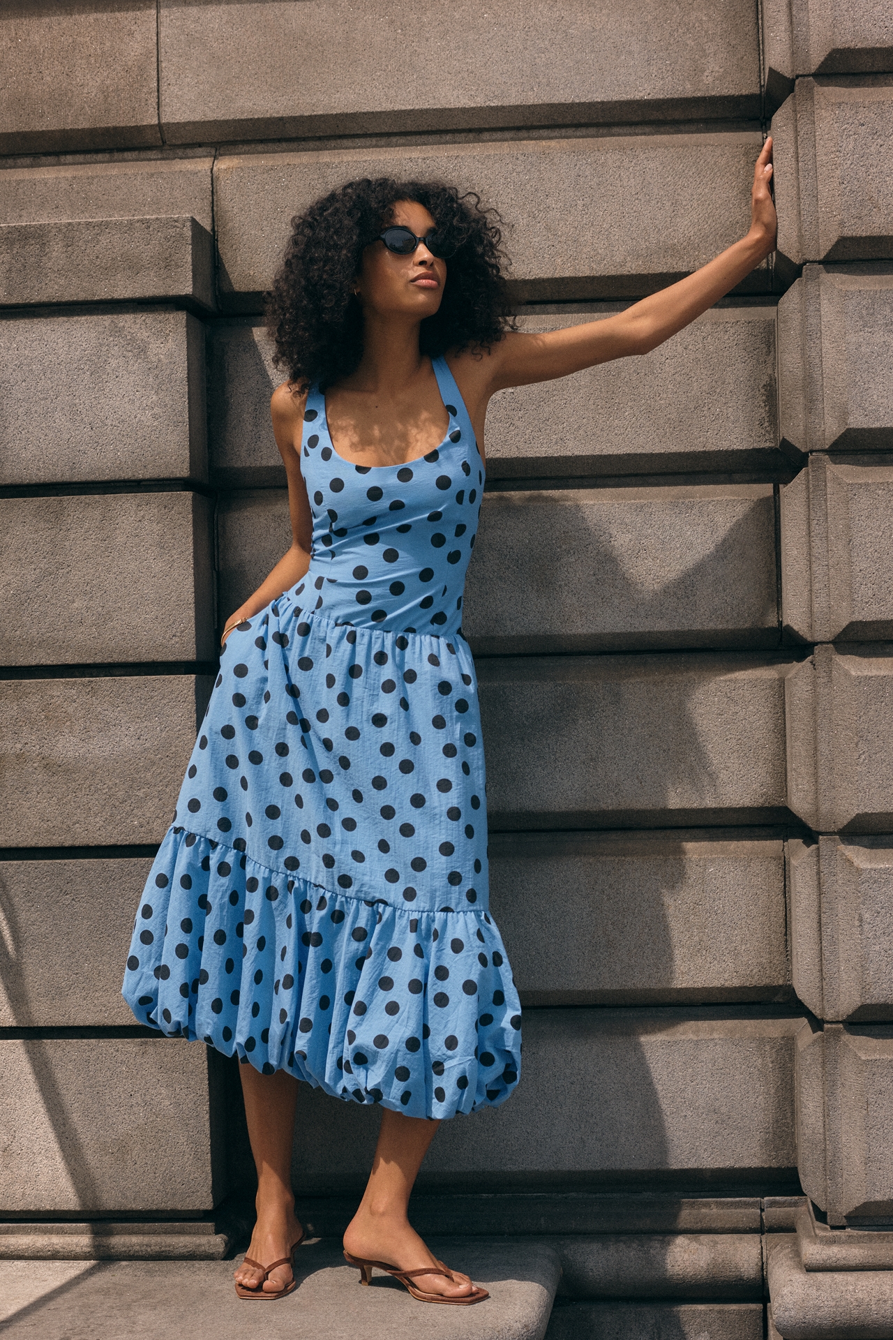 Maeve Drop-Waist Midi Dress