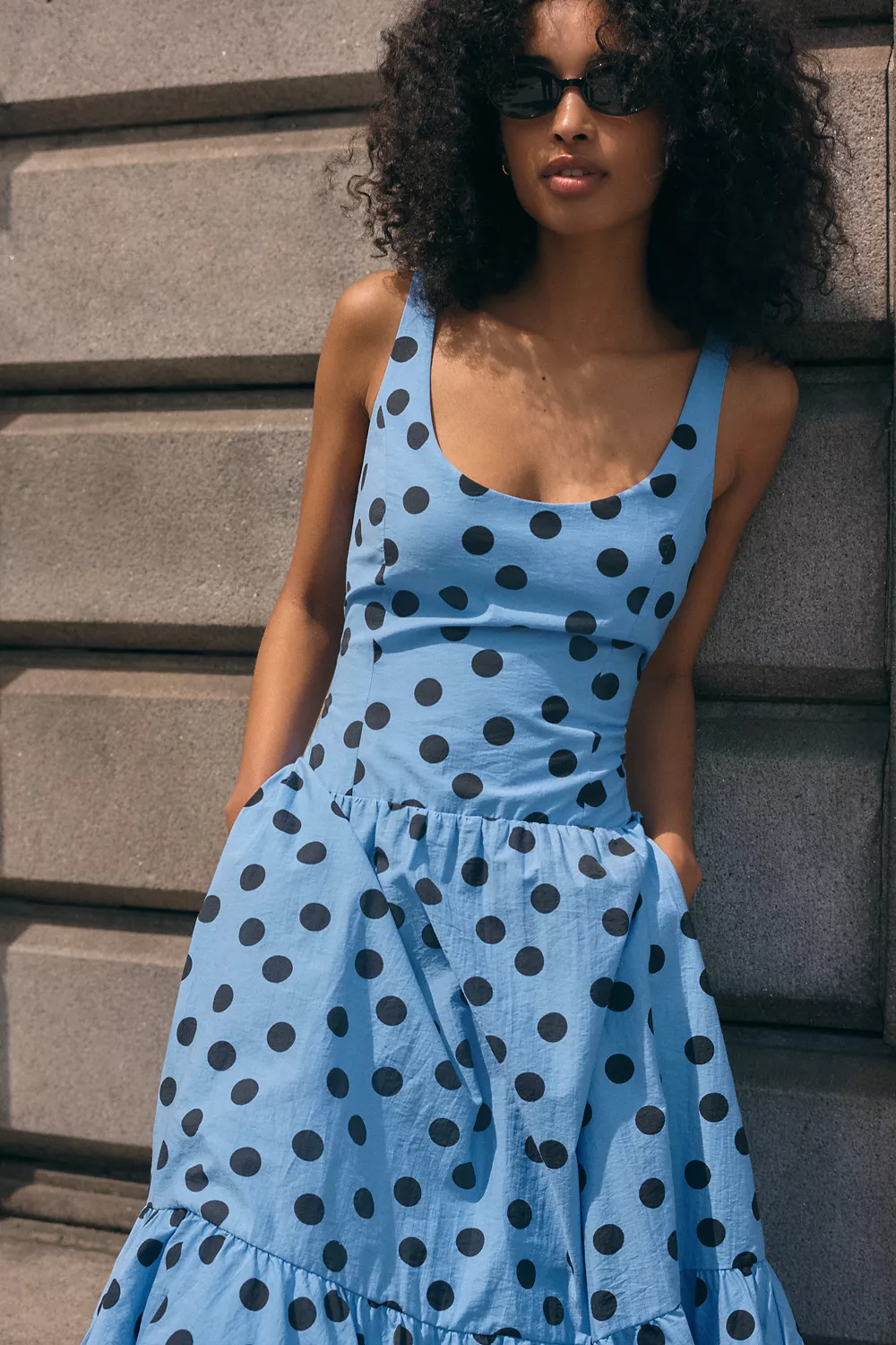 Maeve Drop-Waist Midi Dress