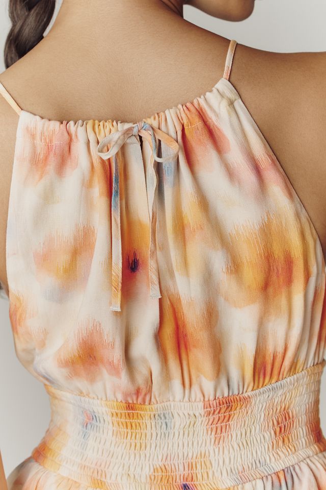 Tiered Ruffle Halter Dress by Anthropologie, Size: Small