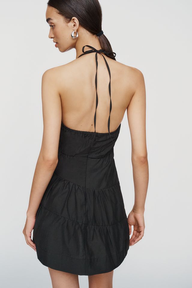 By Anthropologie Halter Mini Dress #1