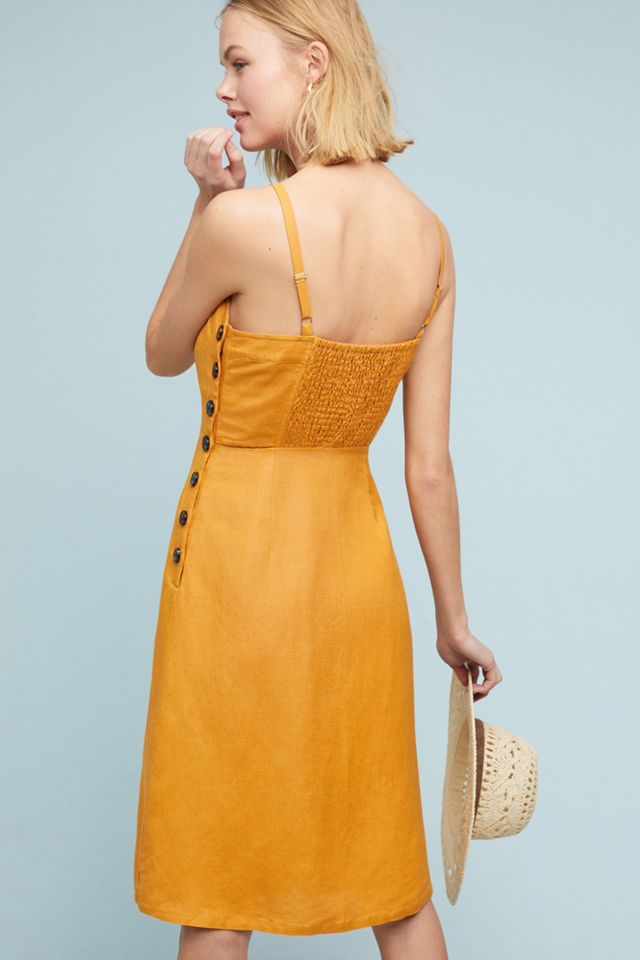 Golden Culotte Dress #3