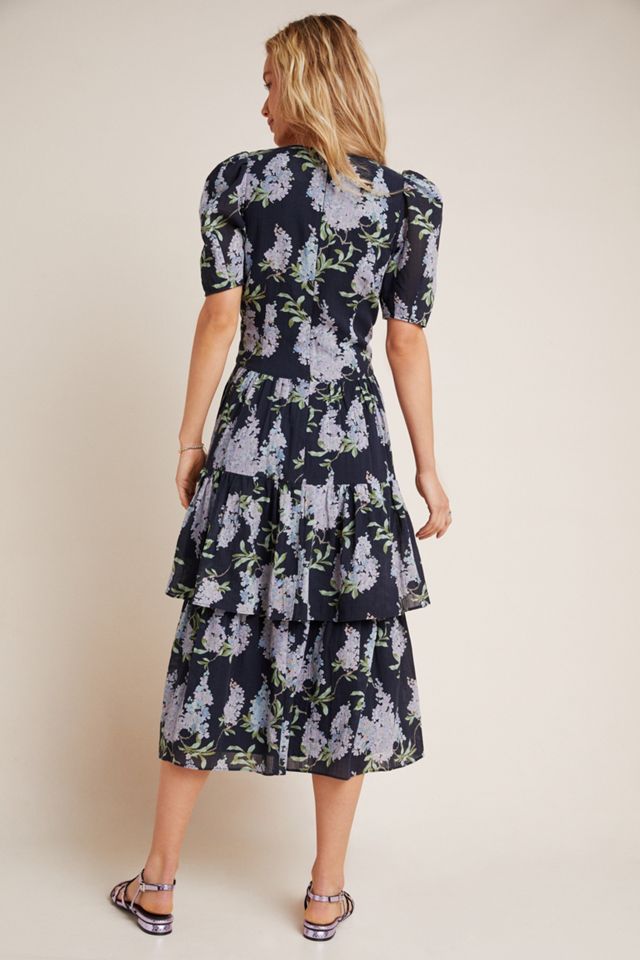 Wisteria Tiered Midi Dress #1