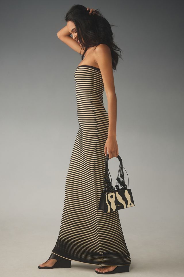 The Wolf Gang Sunmor Strapless Knit Maxi Dress #3