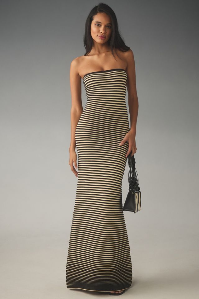 The Wolf Gang Sunmor Strapless Knit Maxi Dress #1