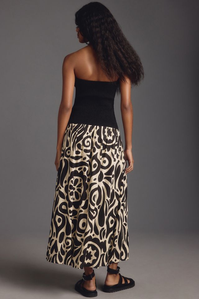 The Wolf Gang Alyss Strapless Twofer Maxi Dress #1