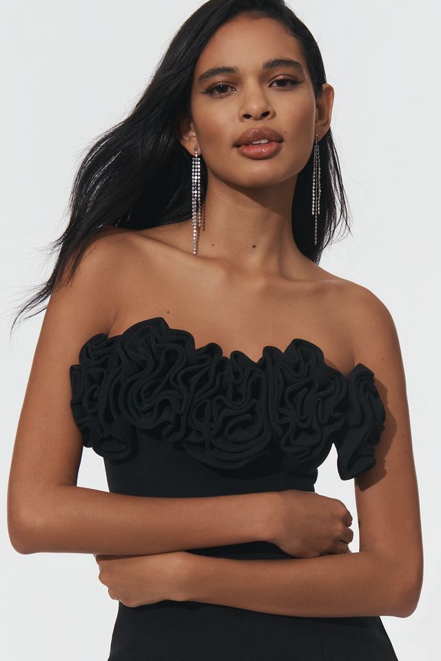 The Wolf Gang Rosa Strapless Ruffle Dress #3