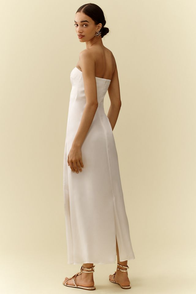 The Wolf Gang Kora Strapless Printed Column Maxi Dress #1