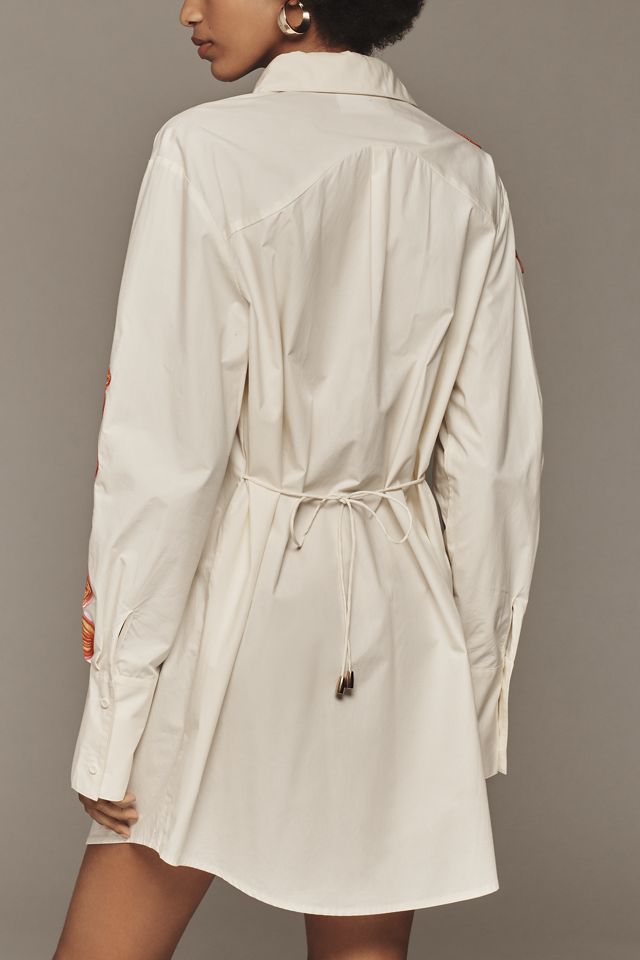 The Wolf Gang Long-Sleeve Mini Shirt Dress #2