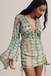 Greylin Miki Halter Mini Dress