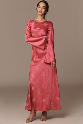 chinese dress ladies Long Sleeve Ruched Dress main image 0