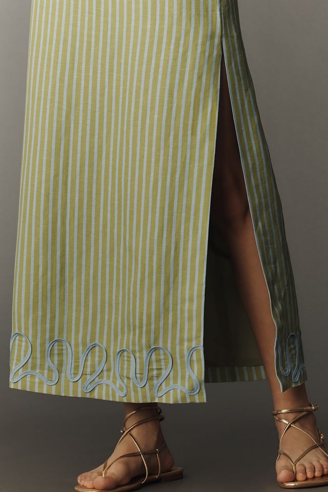 The Wolf Gang Elm Embroidered Maxi Dress #3