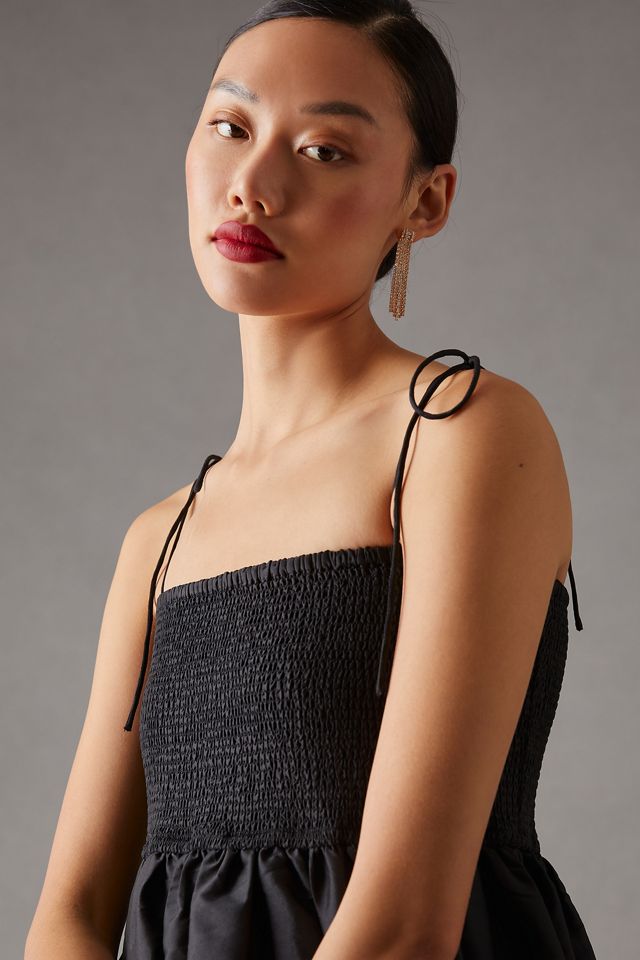 Dhruv Kapoor Smocked Cerise Dress #3