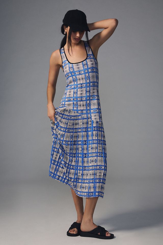 Anthropologie plaid outlet dress