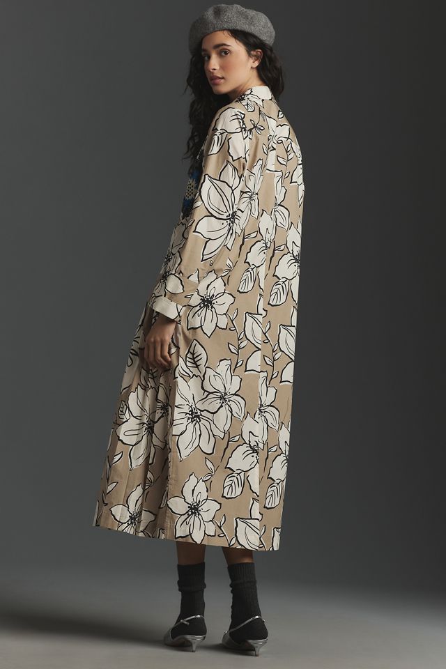 Vestito Camicia Midi Floreale a Maniche Lunghe Dhruv Kapoor #2