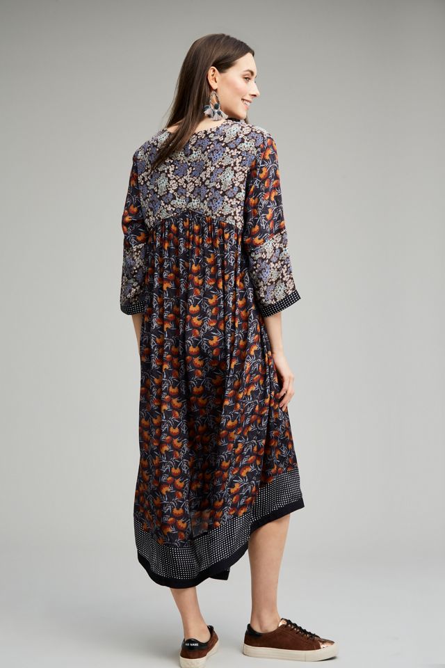 Janita Floral Peasant Dress #3