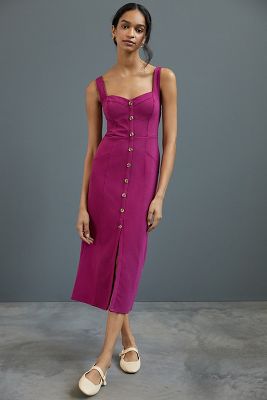 anthropologie knit midi dress