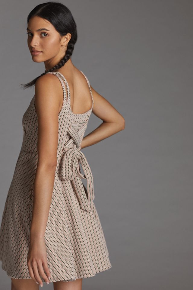 Maeve Jacquard Mini Dress | Anthropologie