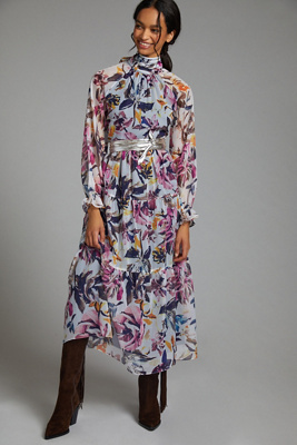 turtle neck maxi dresses