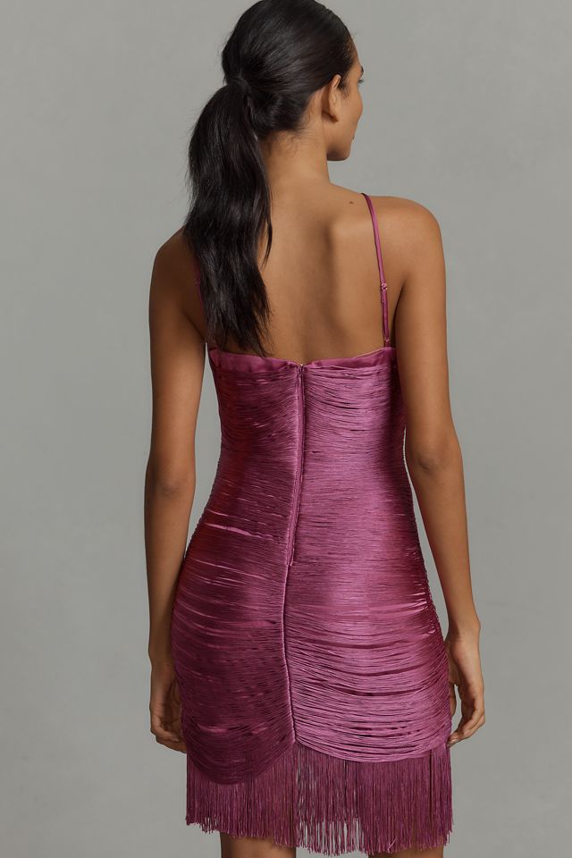 Saylor Vianne Fringe Mini Dress #1
