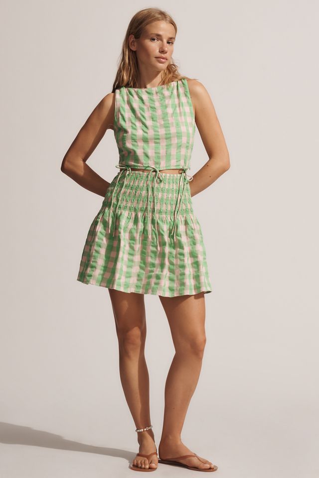 Saylor Emmie Sleeveless Tie-Waist Mini Dress