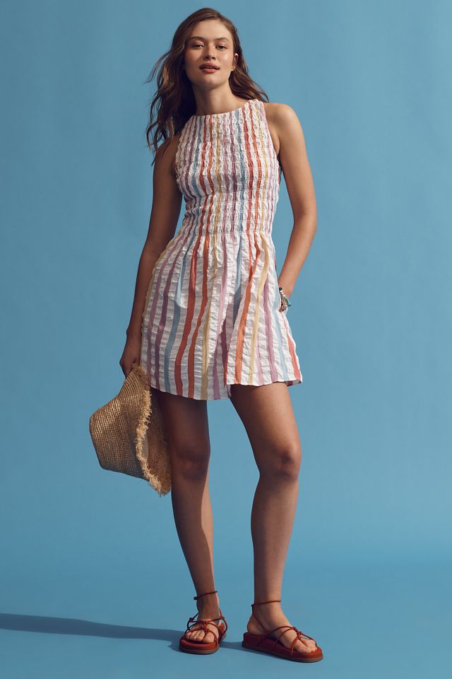 Saylor Elenor Smocked Mini Dress #3