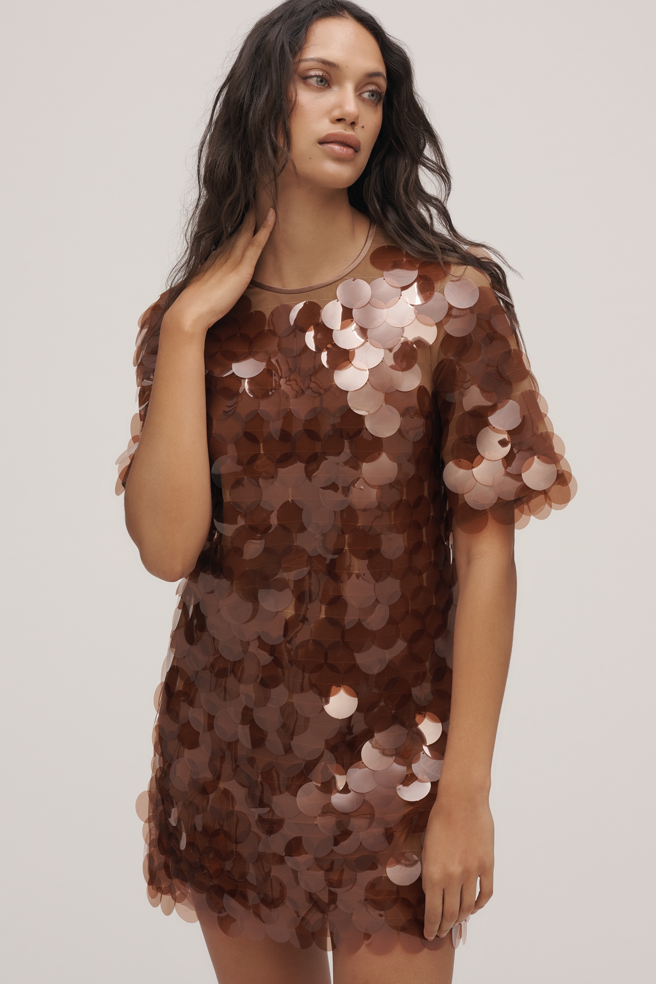 Saylor Stara Sequin Mini Dress