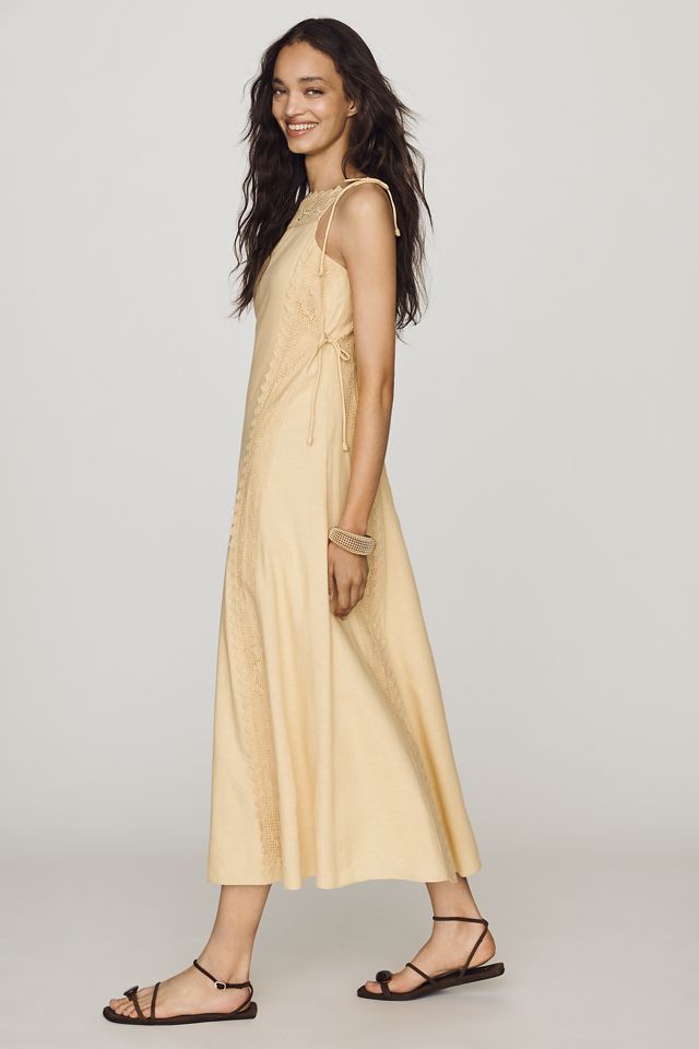 Saylor Lysandra Linen Blend Midi Dress  #3