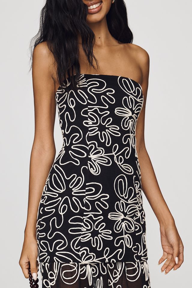 Saylor Kriss Strapless Midi Dress #1
