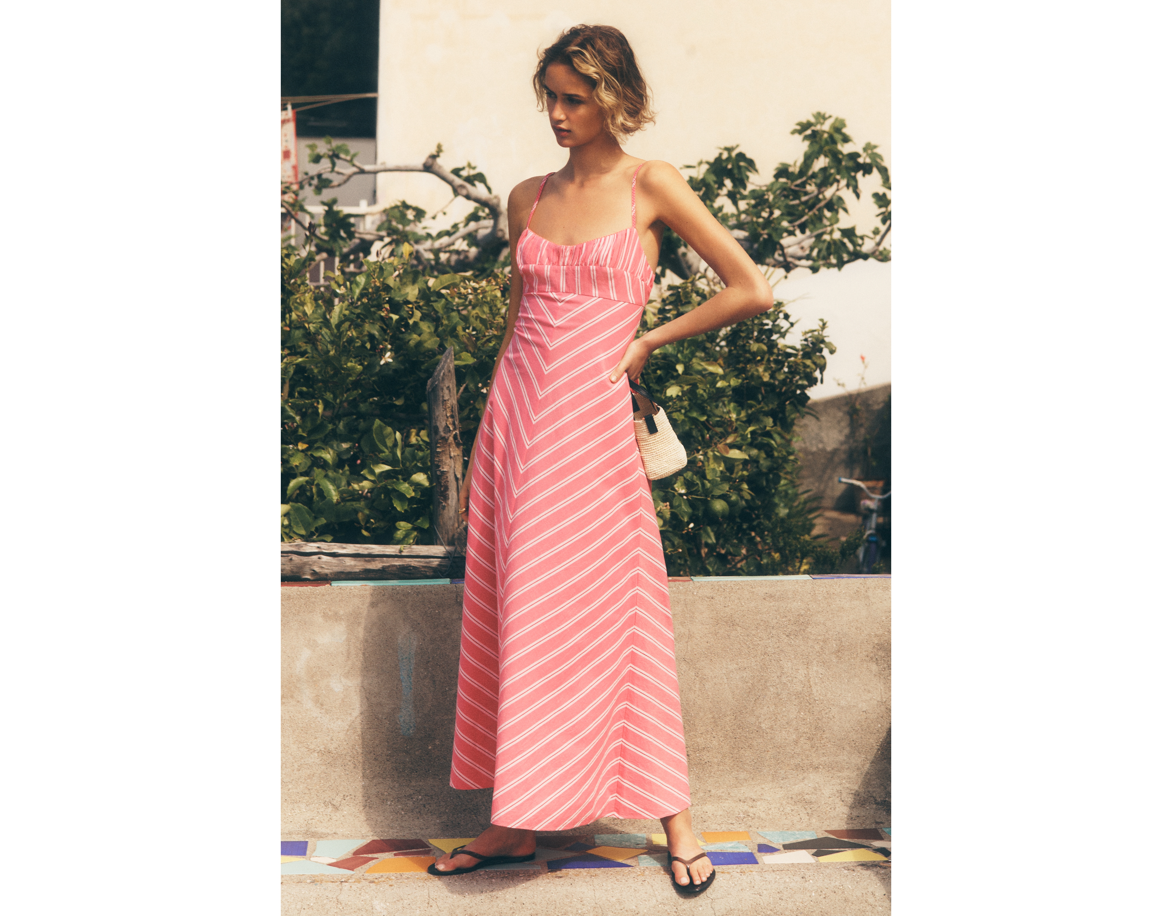 Saylor Kesara 100% Cotton Midi Dress