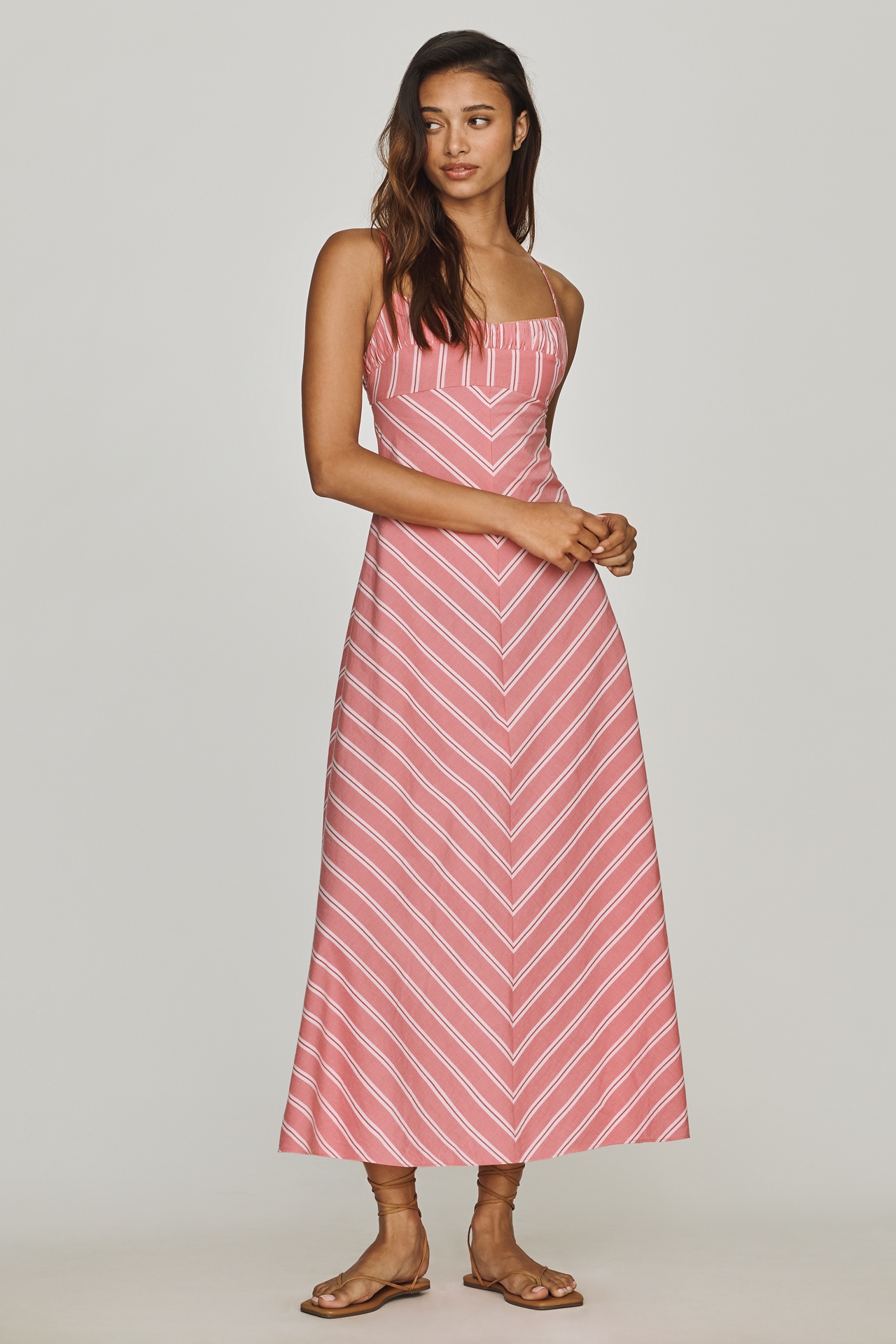 Saylor Kesara Cotton Midi Dress
