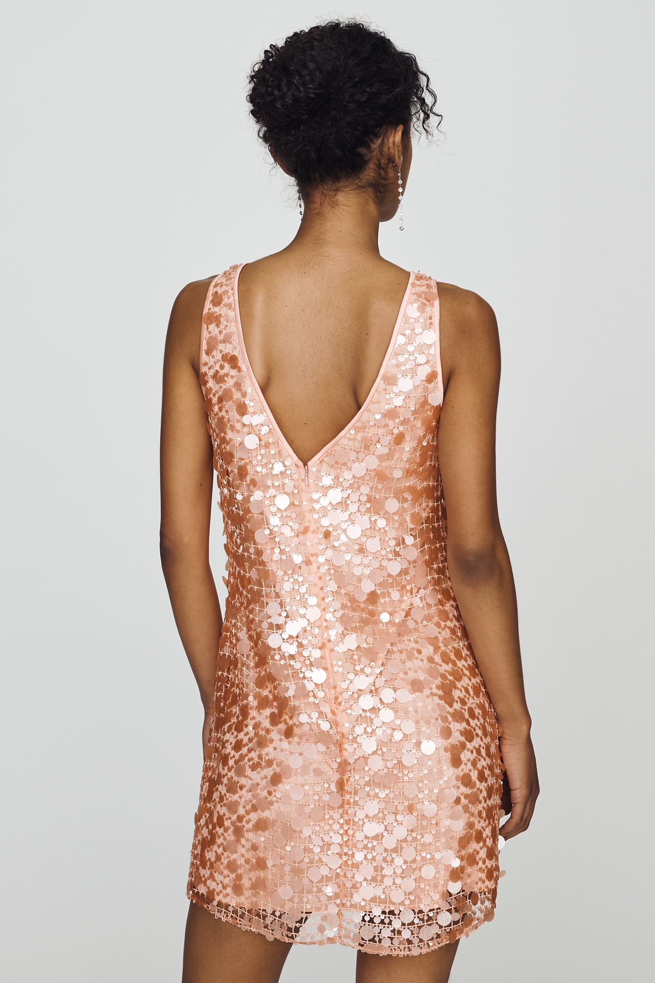 Saylor Kitty Sequin Mini Dress
