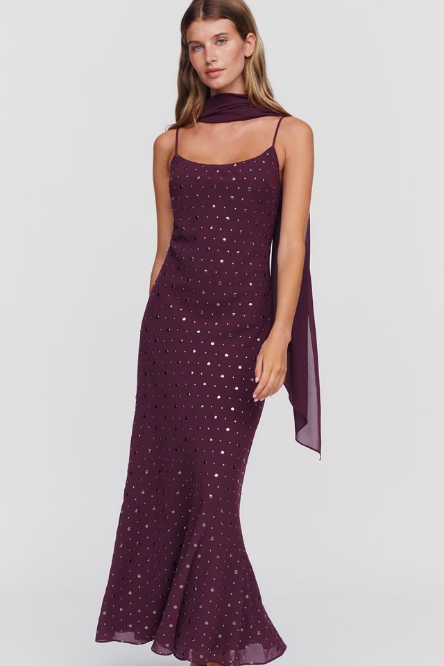 Saylor Lunetta Scarf Midi Dress #4