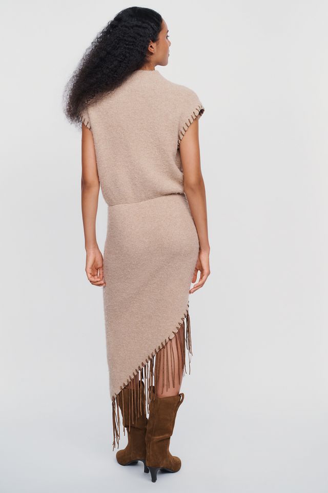 Saylor Senna Asymmetrical Sweater Dress #4