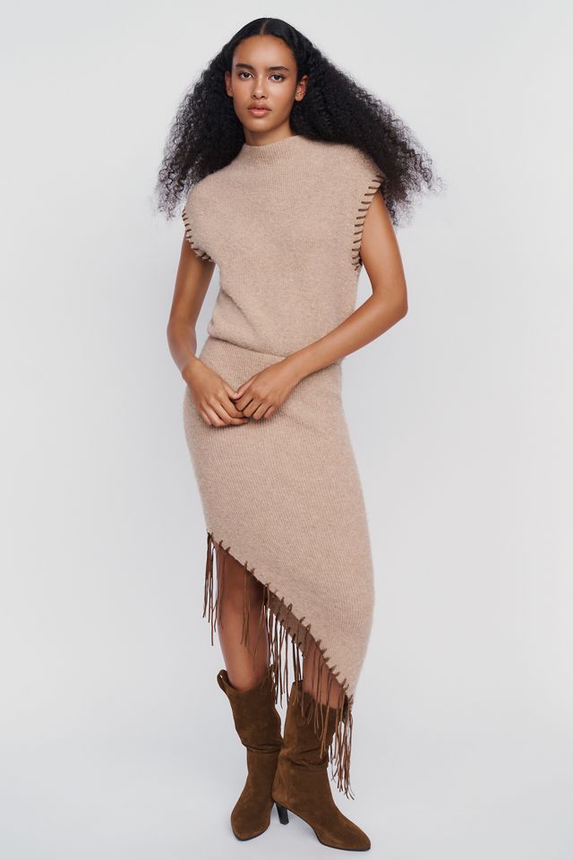 Saylor Senna Asymmetrical Sweater Dress #1