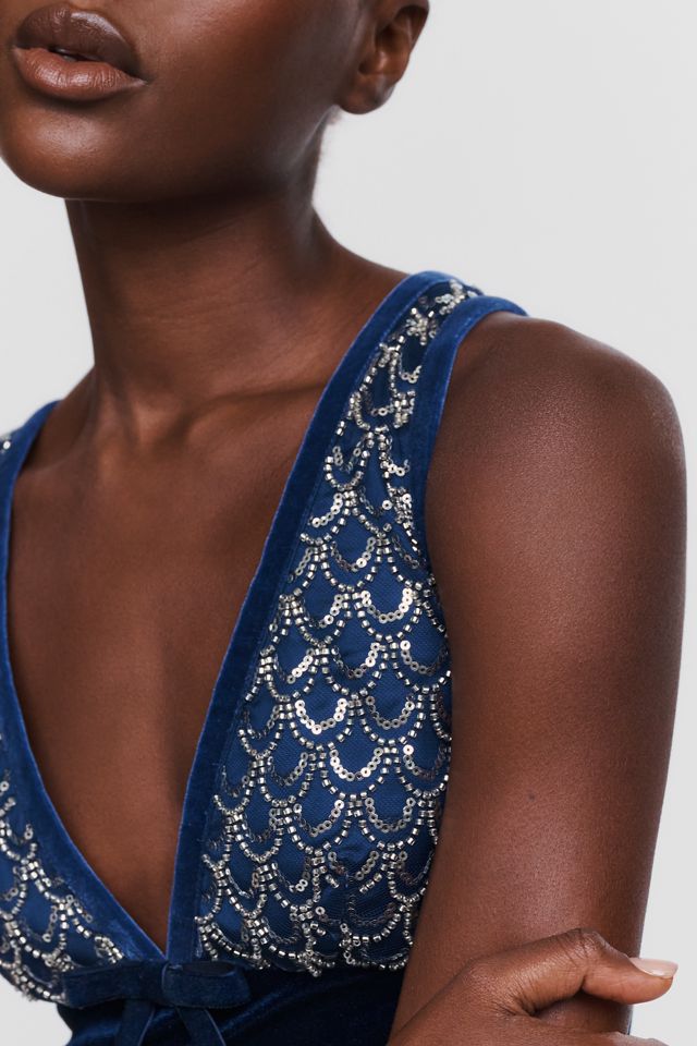 Saylor Serefina Velvet Midi Dress #2
