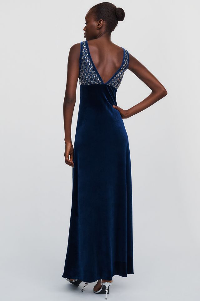 Saylor Serefina Velvet Midi Dress #3