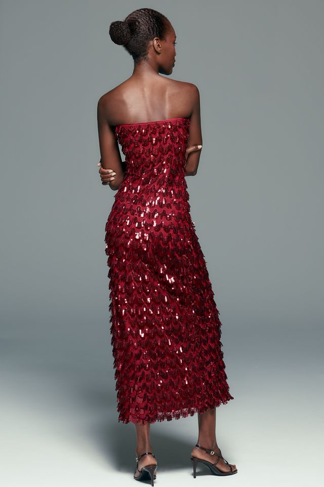 Saylor Brynhild Strapless Maxi Dress #3