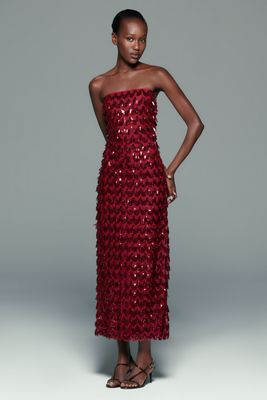 Saylor Brynhild Strapless Maxi Dress
