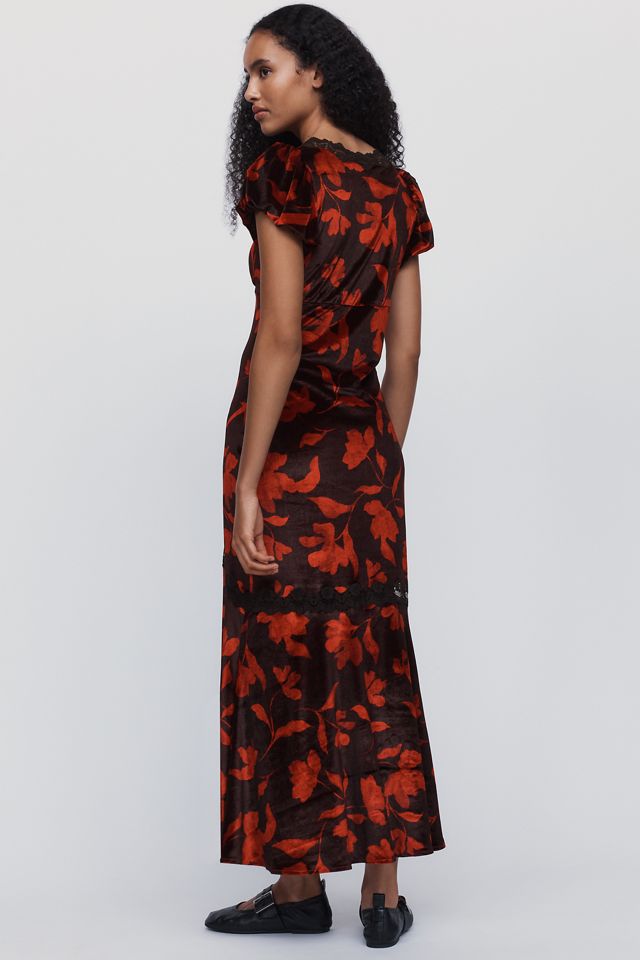 Saylor Kasey Velvet Maxi Dress #1