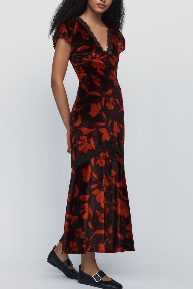 Saylor Kasey Velvet Maxi Dress #2
