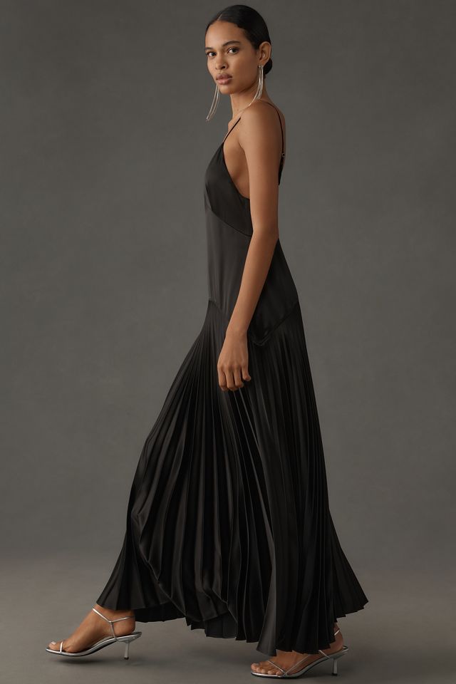 strapless open back dress PLEATED FRONT SHIRT - WHITE