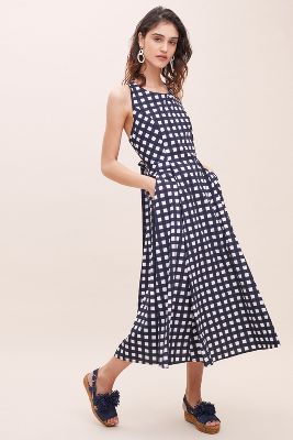 Anthropologie gingham outlet dress