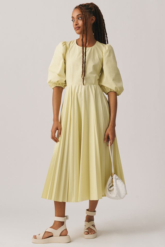 white christmas dresses Beatrice Button Down Poplin Midi Dress Navy / XL by Sugarlips main image 0