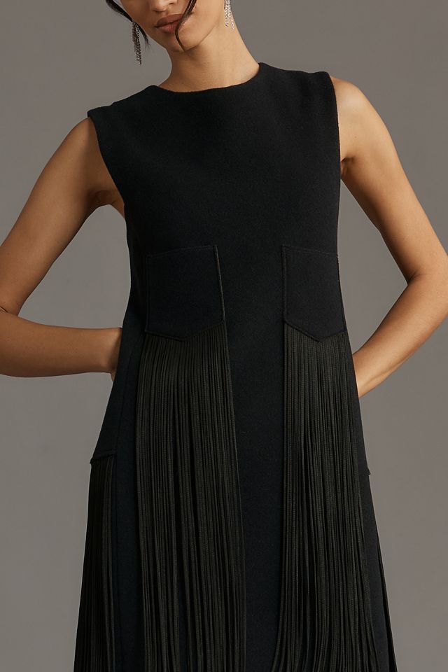 Beatrice .b Velour Fringe Dress #2