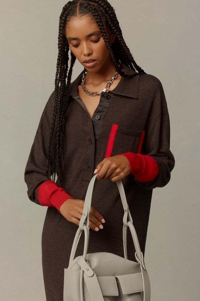 Beatrice .b Collared Wool Midi Dress #2